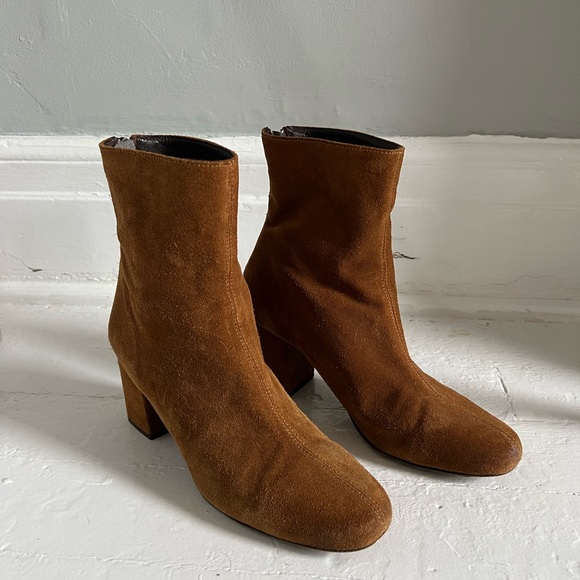Free People Suede Cognac boots, made in Portugal - Picture 4 of 7